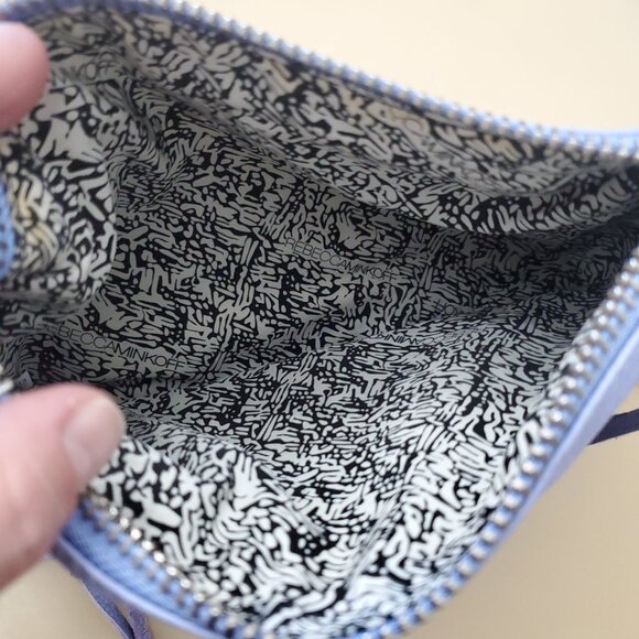 Rebecca Minkoff Lavender Lilac 5-Zip Leather Chain Crossbody Bag - Picture 13 of 16